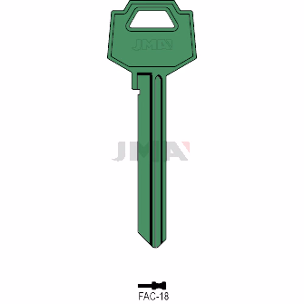 LLAVE JMA ALUMINIO (FAC-18 VERDE)