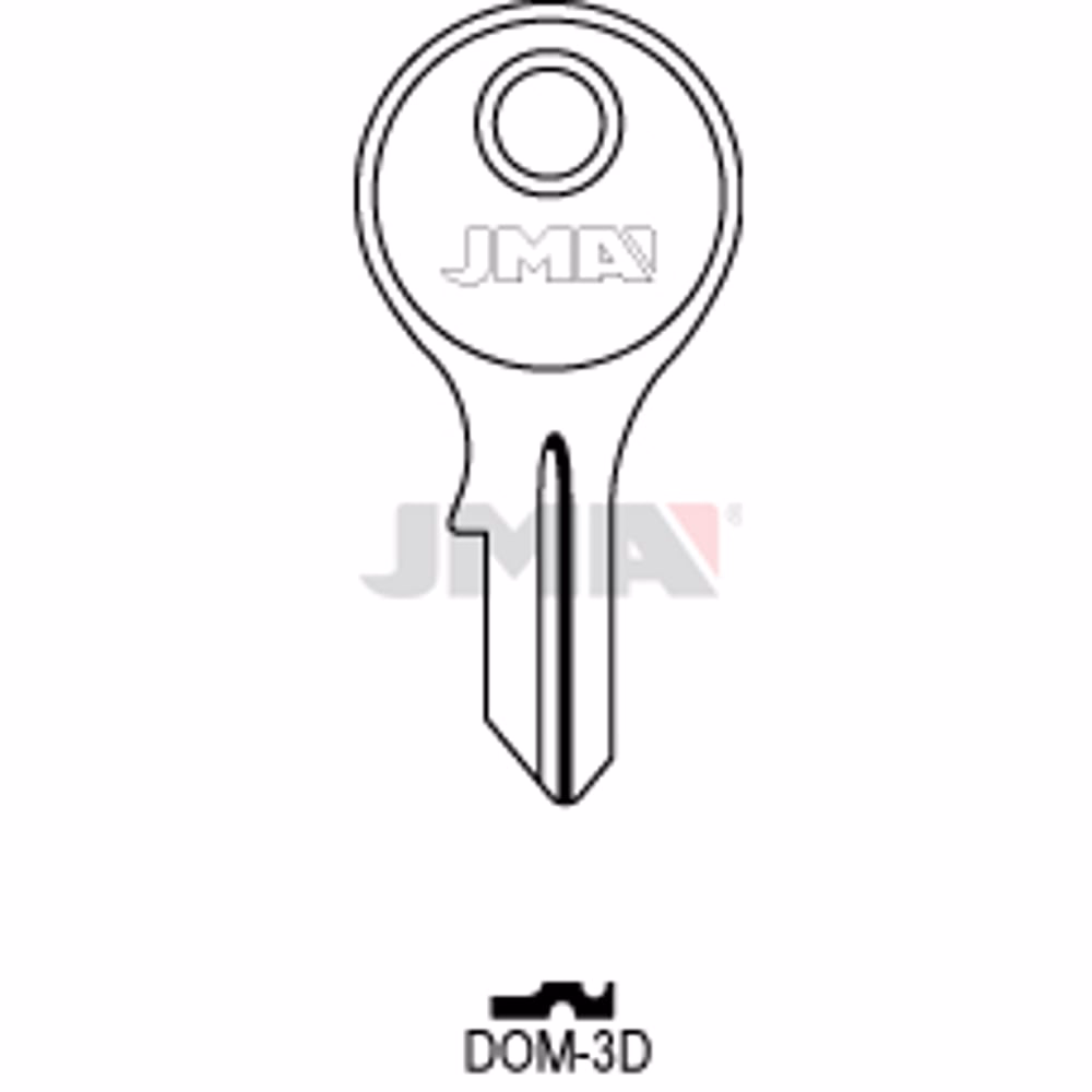 LLAVE JMA ACERO-B (DOM-3D)