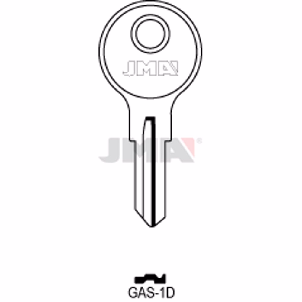 LLAVE JMA ACERO-C (GAS-1D)