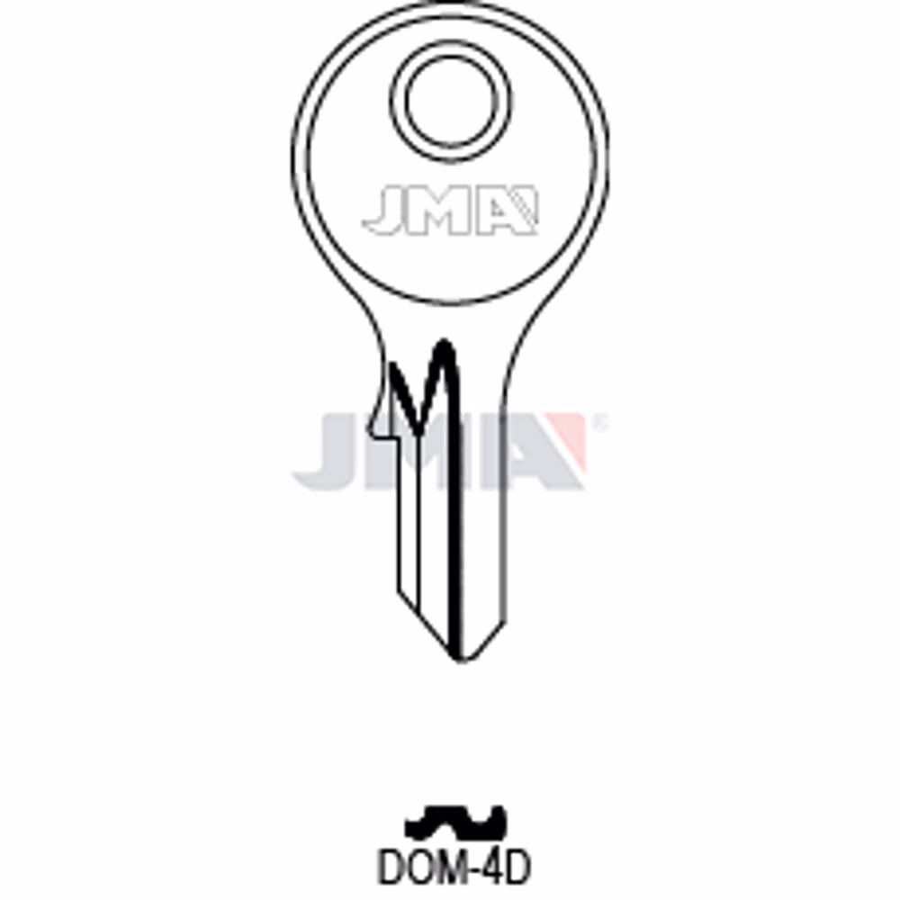 LLAVE JMA ACERO-B (DOM-4D)