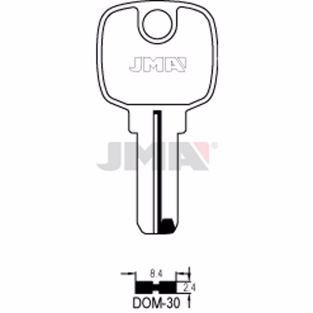 LLAVE JMA ALPACA SEGURIDAD (DOM-30)
