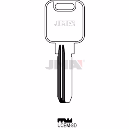 LLAVE JMA LATON SEGURIDAD (UCEM-8D)