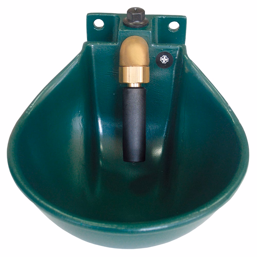 BEBEDERO ALUMINIO B-4 VERDE CON ABRAZADERA (REVISAR VARIANTE)