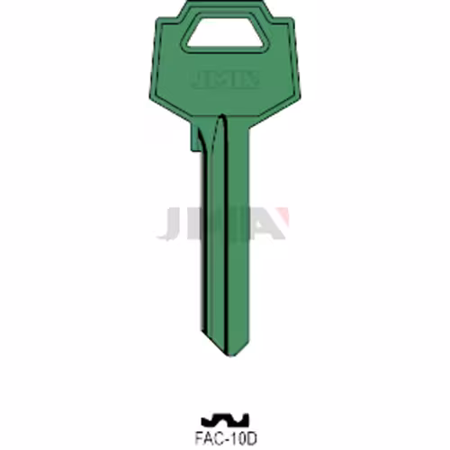 LLAVE JMA ALUMINIO (FAC-10D VERDE)