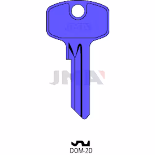 LLAVE JMA ALUMINIO (DOM-2D AZUL)