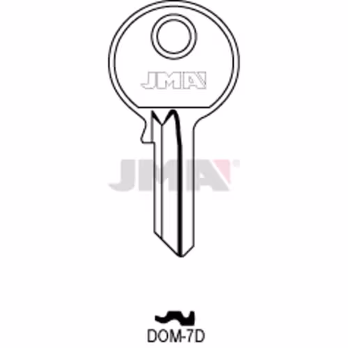 LLAVE JMA ACERO-B (DOM-7D)