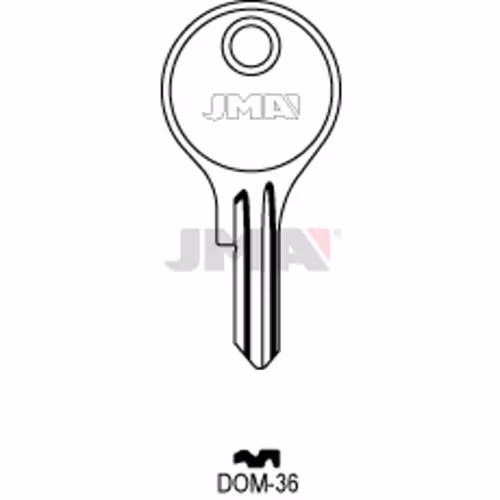 LLAVE JMA ACERO-C (DOM-36)
