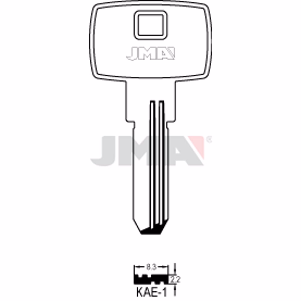 LLAVE JMA LATON SEGURIDAD (KAE-1)