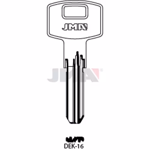 LLAVE JMA LATON SEGURIDAD (DEK-16)