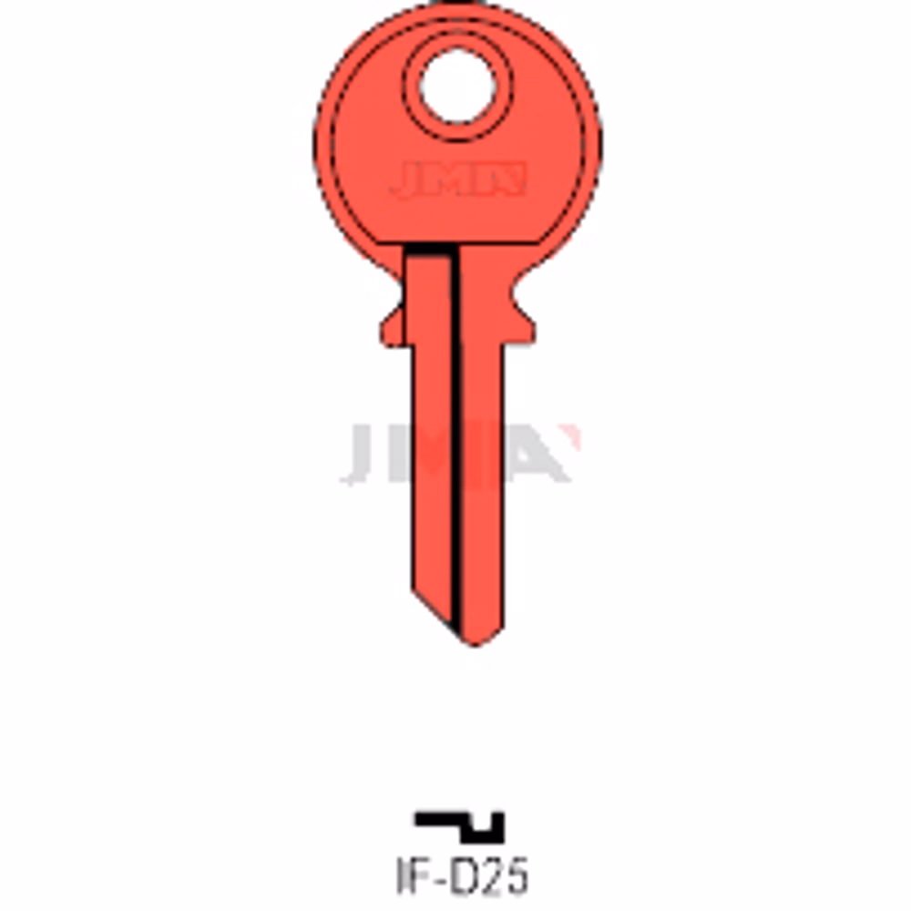 LLAVE JMA ALUMINIO (IF-D25 ROJO)