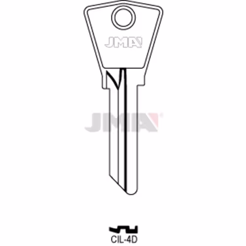 LLAVE JMA ACERO-C (CIL-4D)