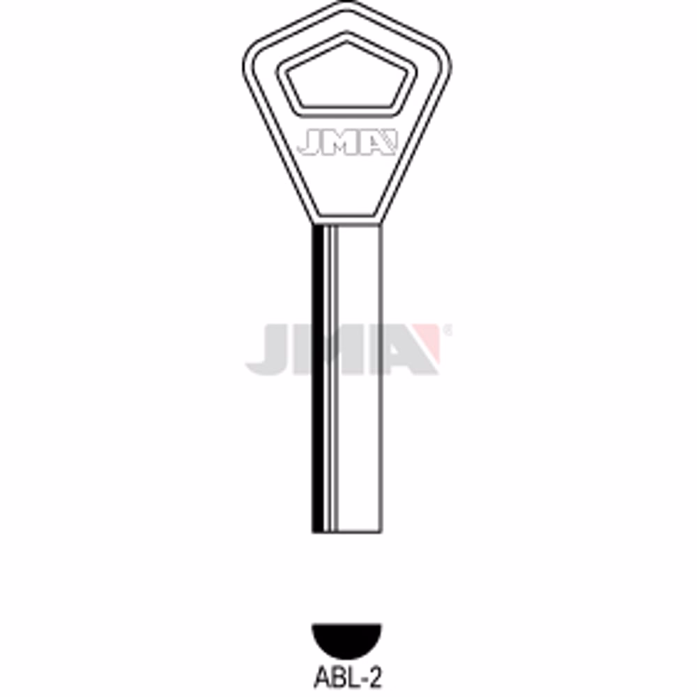 LLAVE JMA LATON SEGURIDAD (ABL-2)