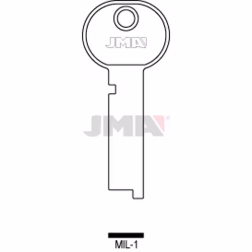 LLAVE JMA ACERO-C (MIL-1)