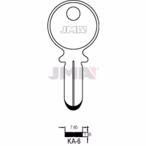 LLAVE JMA ALPACA SEGURIDAD (KA-6)