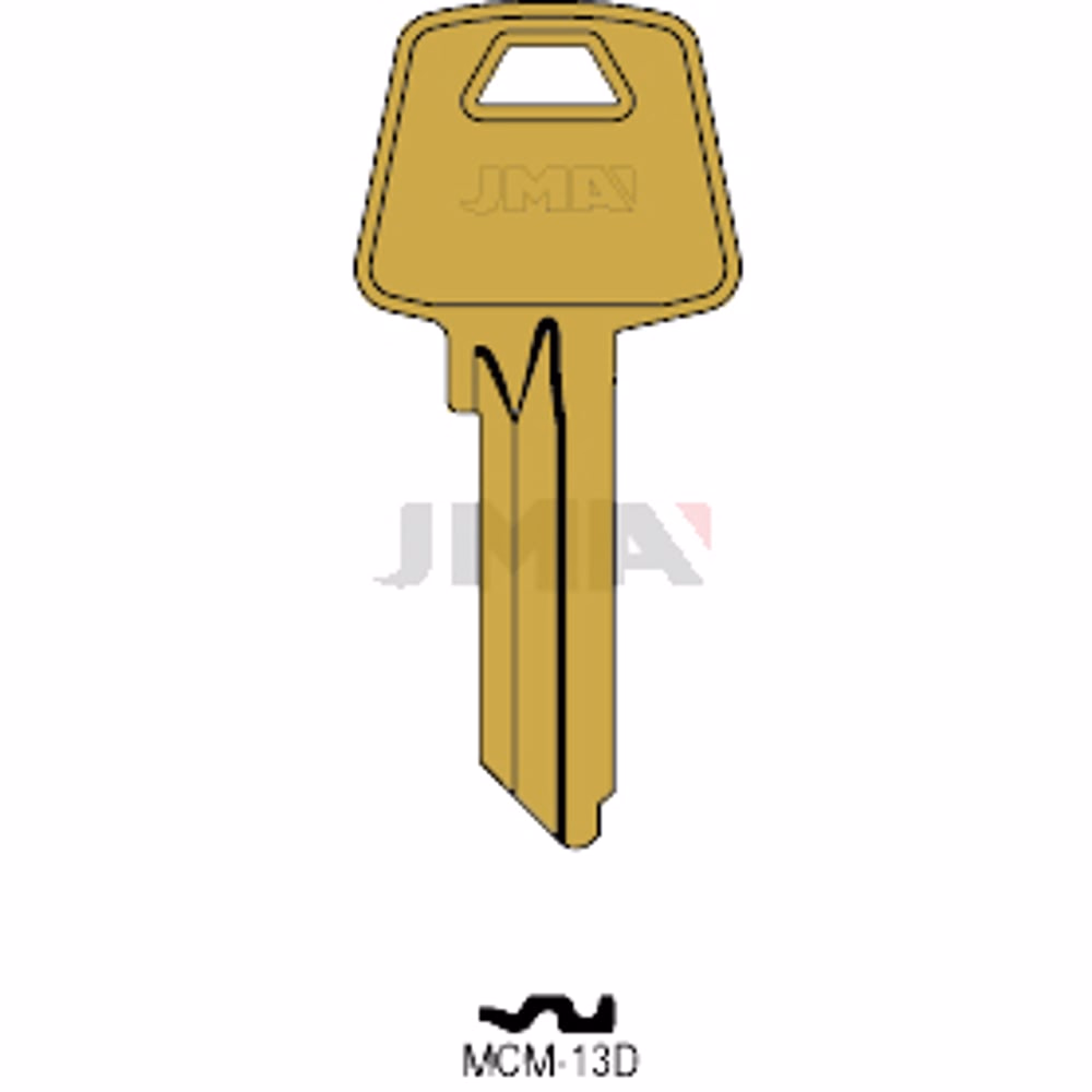 LLAVE JMA ALUMINIO (MCM-13D ORO)