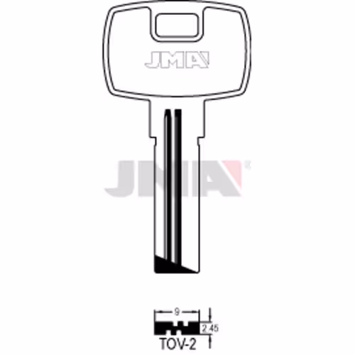 LLAVE JMA ALPACA SEGURIDAD (TOV-2)