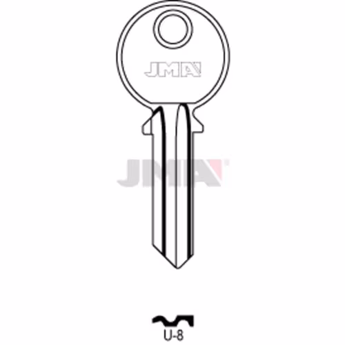 LLAVE JMA ACERO-C (U-8)