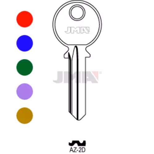 LLAVE JMA ALUMINIO (AZ-2D SURTIDO)