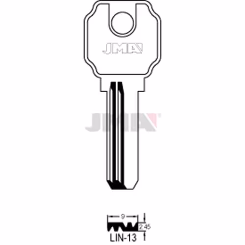 LLAVE JMA ALPACA SEGURIDAD (LIN-13)