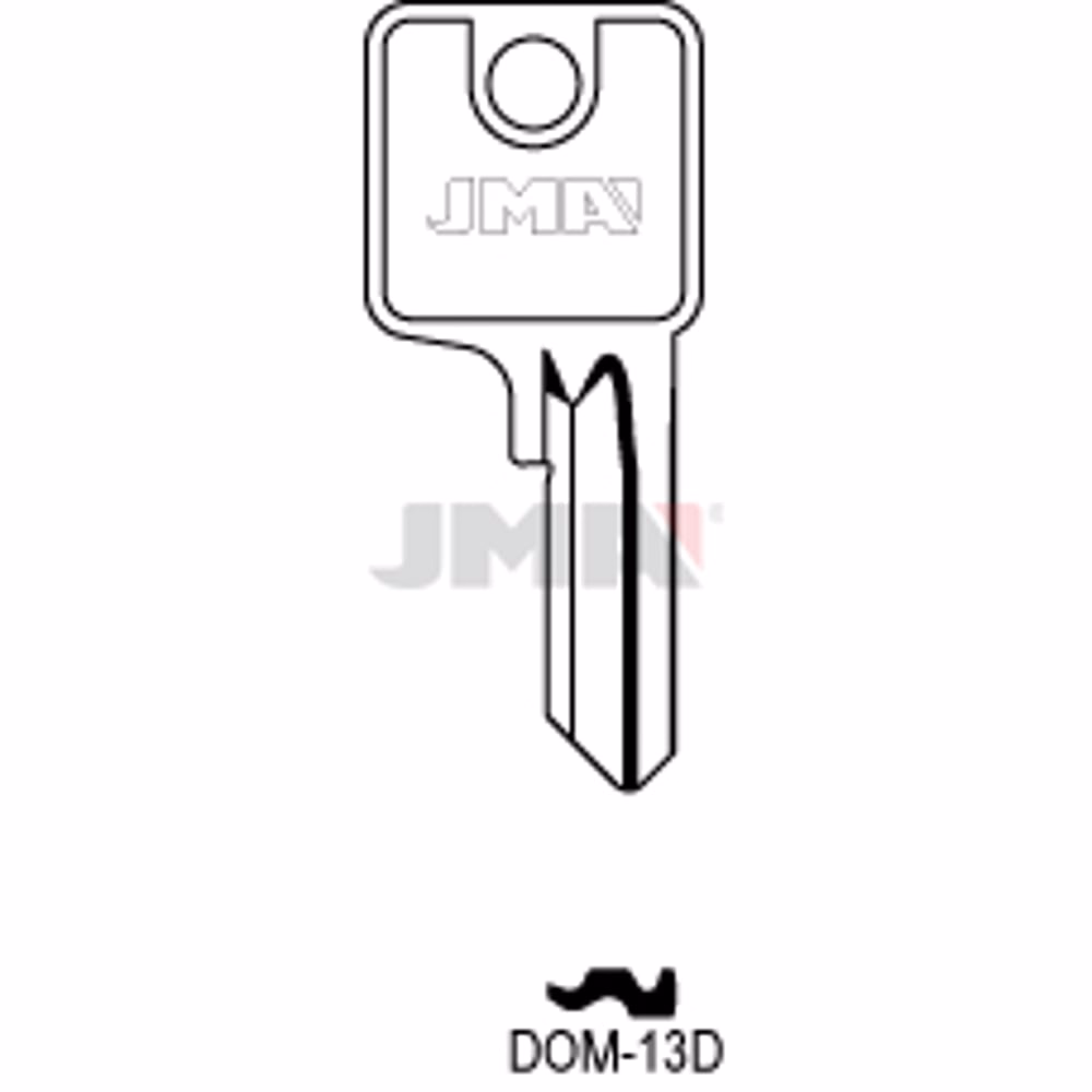 LLAVE JMA ACERO-B (DOM-13D)
