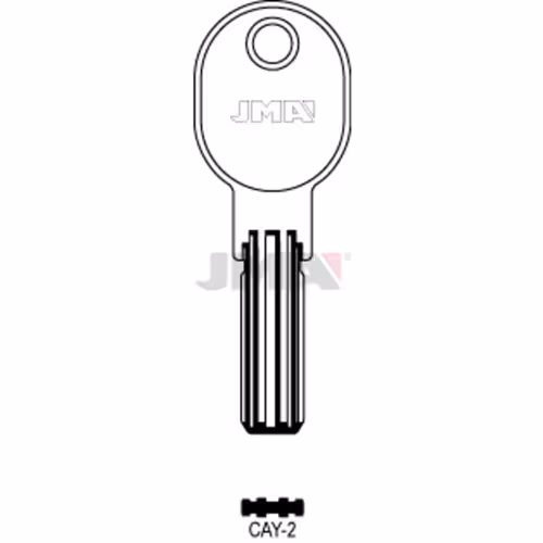 LLAVE JMA LATON SEGURIDAD (CAY-2)