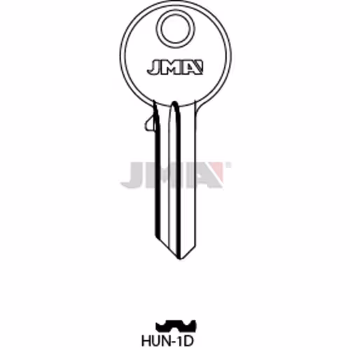 LLAVE JMA ACERO-C (HUN-1D)