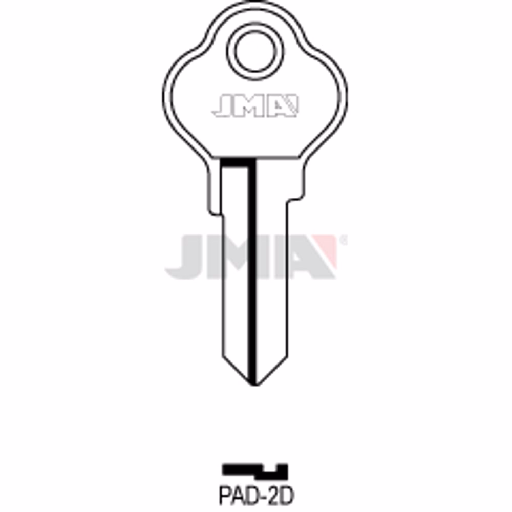 LLAVE JMA ACERO-C (PAD-2D)