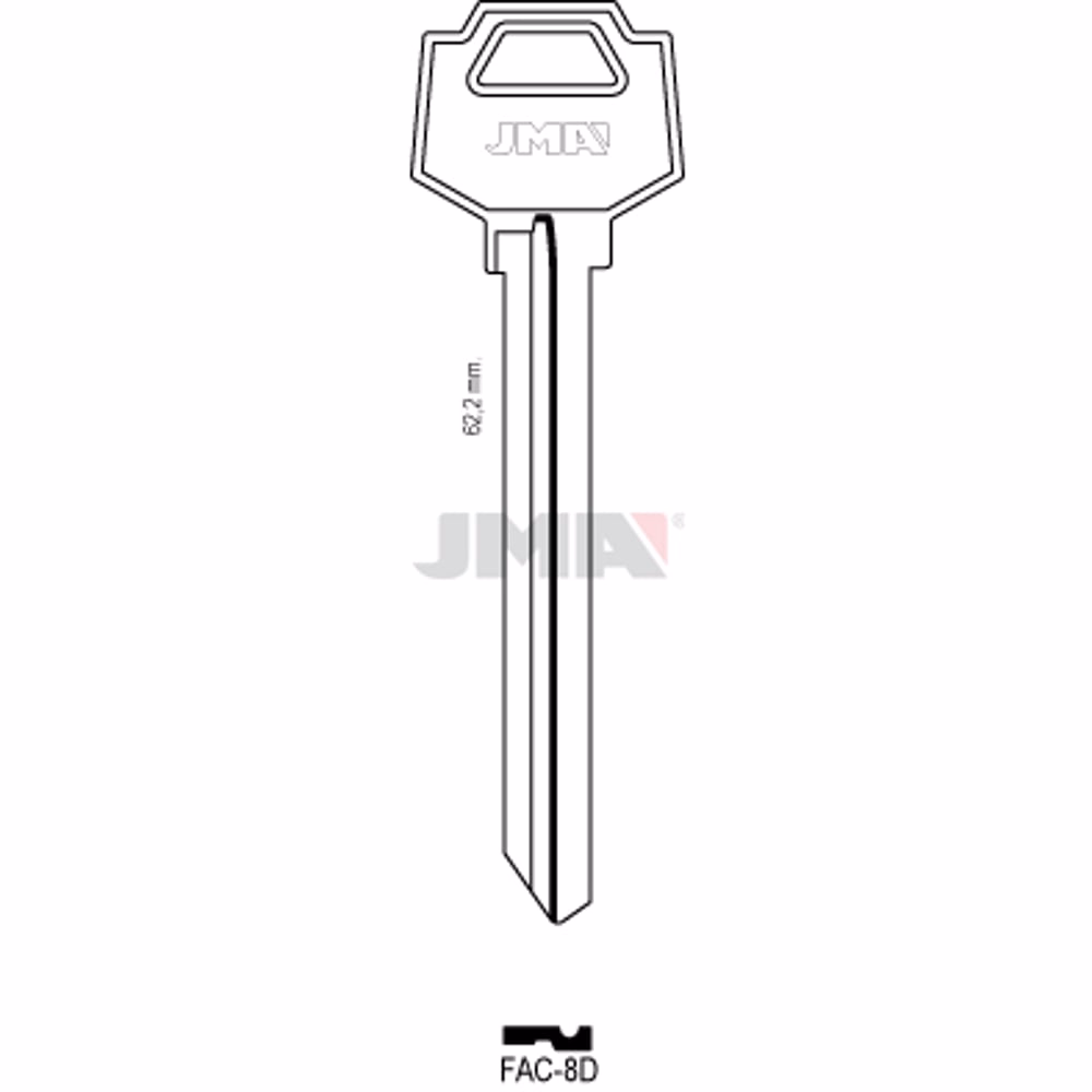 LLAVE JMA ACERO-C (FAC-8D)