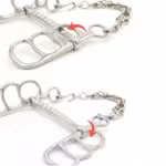 BOCADO COCHE BARCELONA EMBOCADURA ARCO 3 AROS CON CADNILLA INOXIDABLE