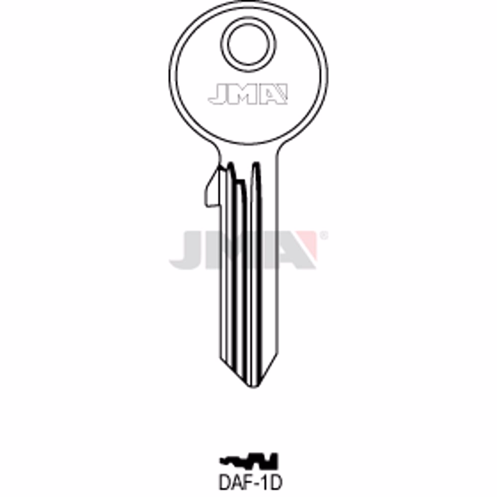LLAVE JMA ACERO-C (DAF-1D)