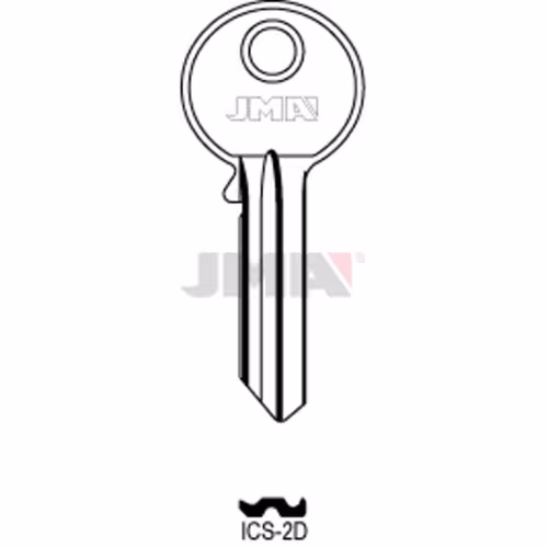 LLAVE JMA ACERO-C (ICS-2D)