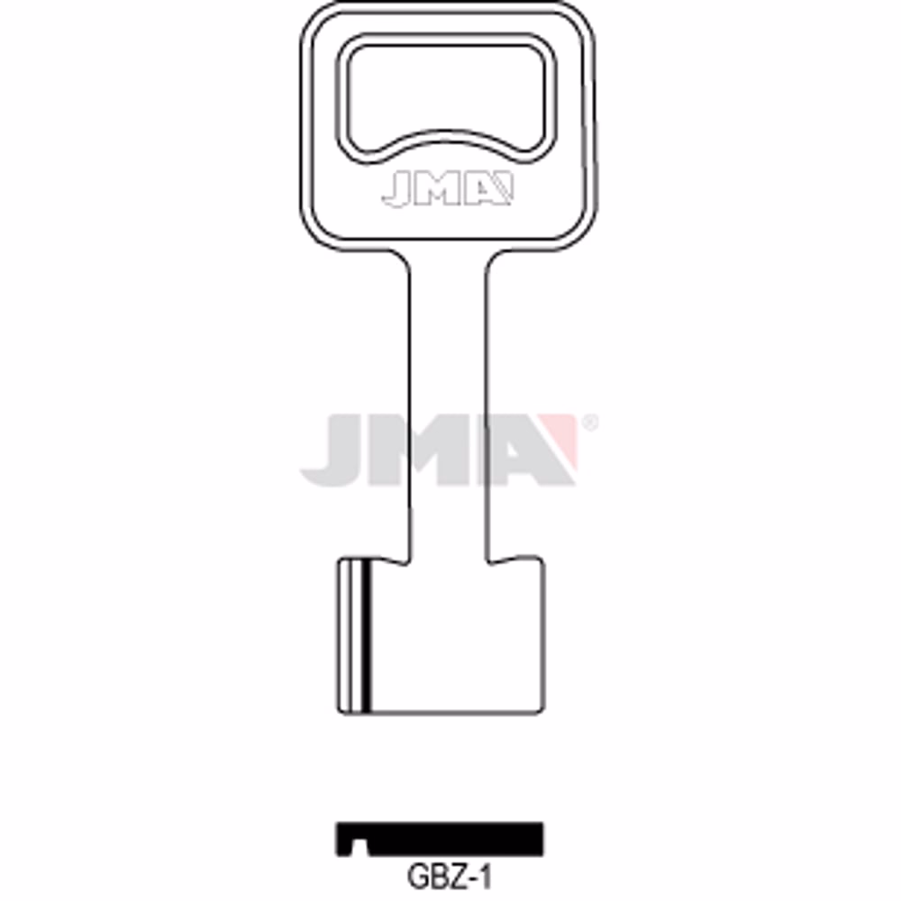 LLAVE JMA LATON SEGURIDAD (GBZ-1)