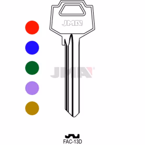 LLAVE JMA ALUMINIO (FAC-13D SURTIDO)