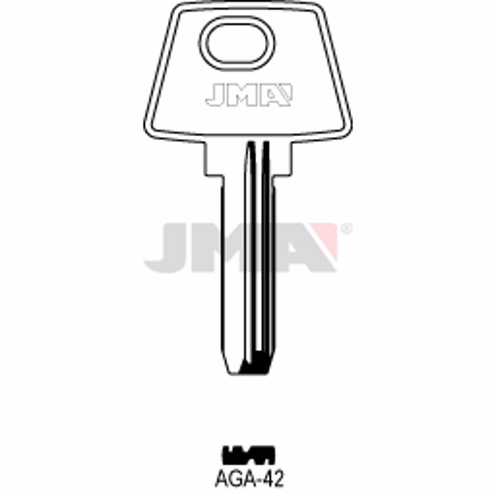 LLAVE JMA LATON SEGURIDAD (AGA-42)