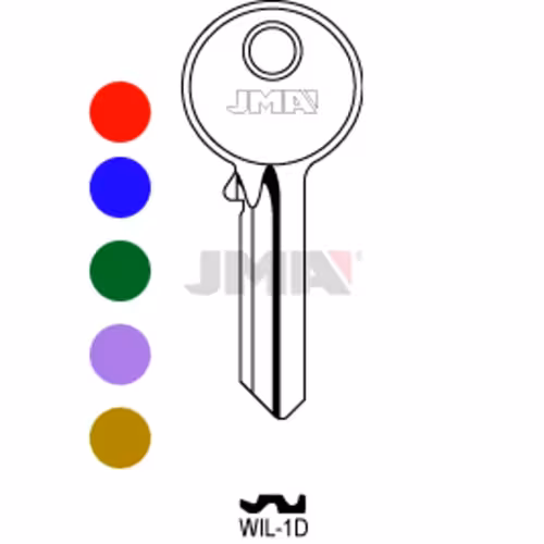 LLAVE JMA ALUMINIO (WIL-1D SURTIDO)