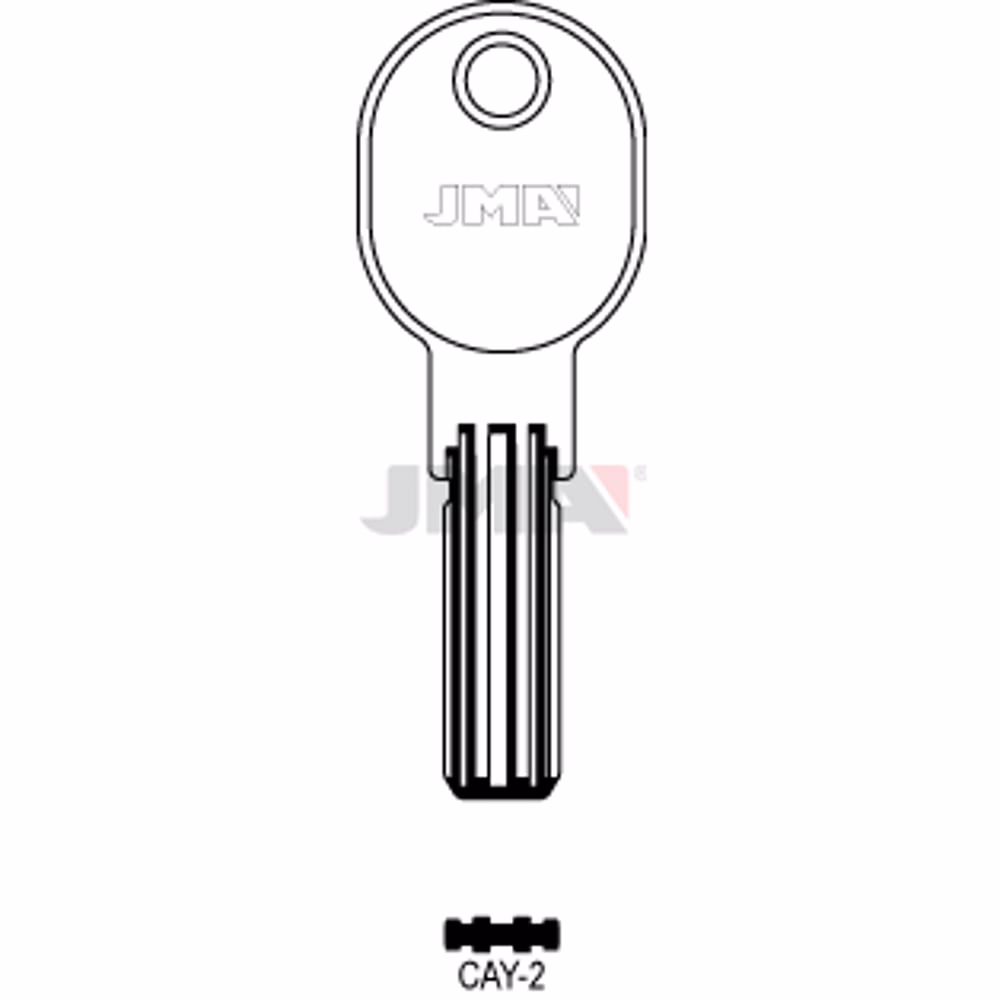 LLAVE JMA LATON SEGURIDAD (CAY-2)