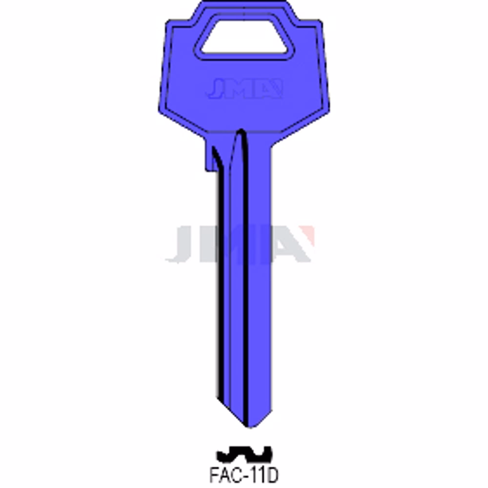 LLAVE JMA ALUMINIO (FAC-11D AZUL)