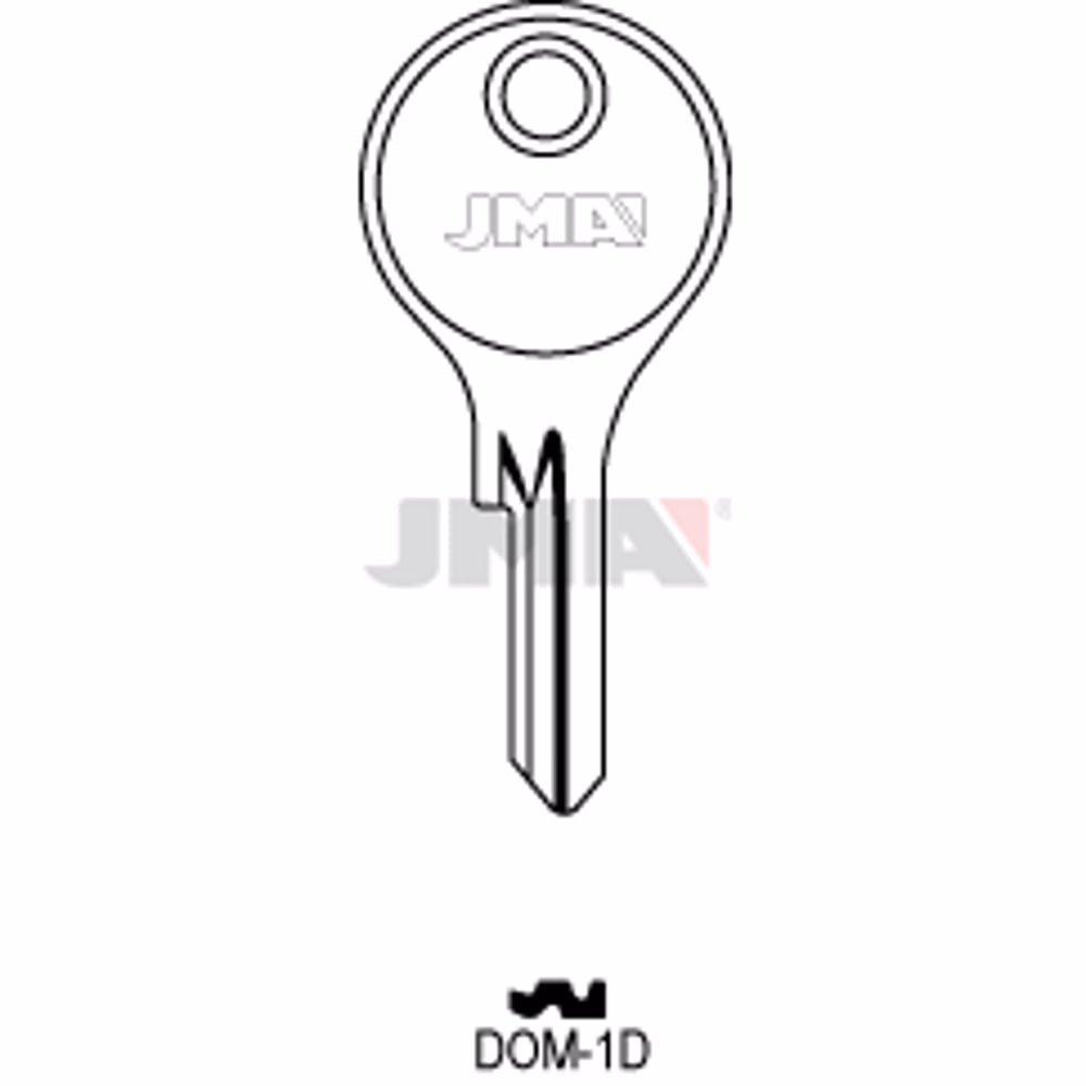 LLAVE JMA ACERO-B (DOM-1D)
