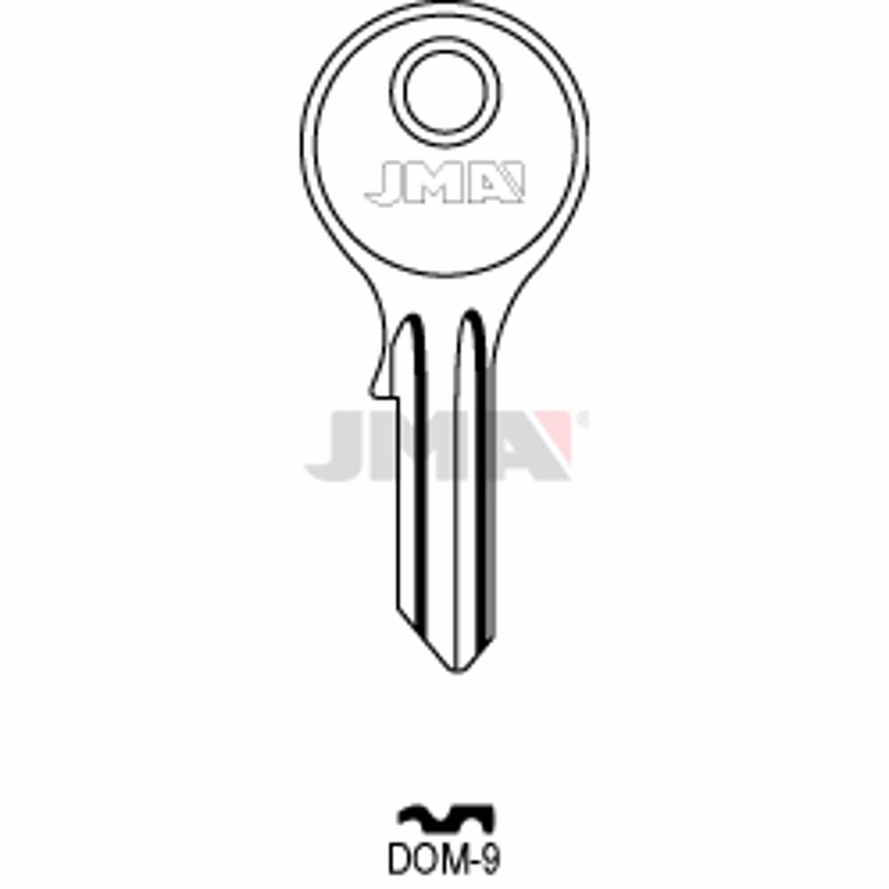 LLAVE JMA ACERO-B (DOM-9)