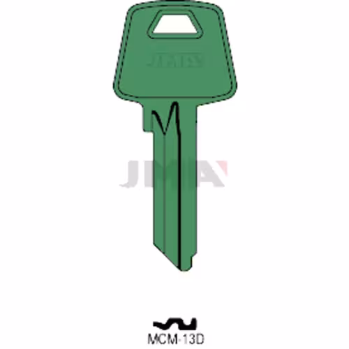 LLAVE JMA ALUMINIO (MCM-13D VERDE)
