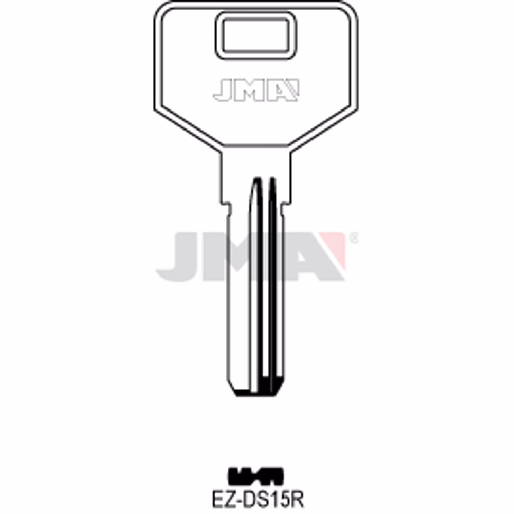 LLAVE JMA LATON SEGURIDAD (EZ-DS15R)