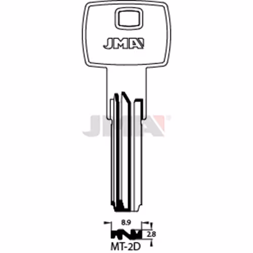 LLAVE JMA LATON SEGURIDAD (MT-2D)
