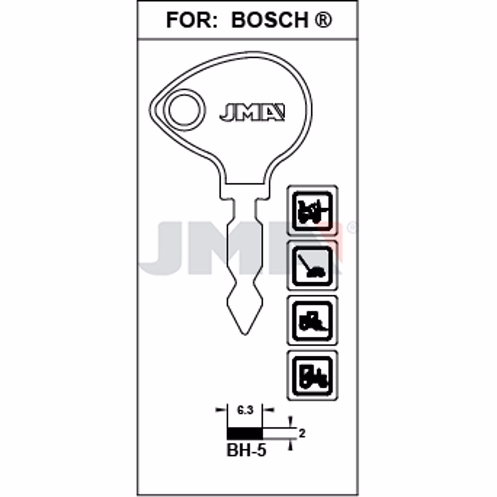 LLAVE JMA ACERO-C (BH-5)