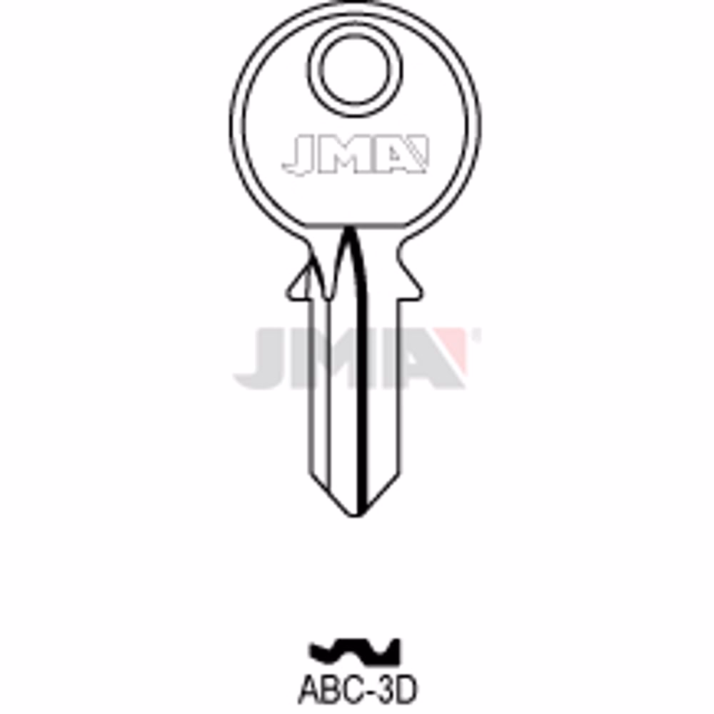 LLAVE JMA ACERO-B (ABC-3D)