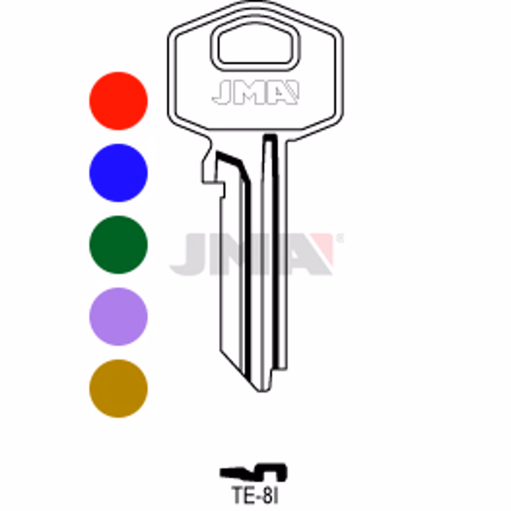 LLAVE JMA ALUMINIO (TE-8I SURTIDO)