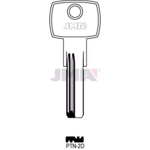 LLAVE JMA LATON SEGURIDAD (PTN-2D)
