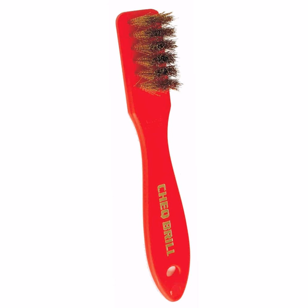 CHEQ BRILL SUEDE BRUSH RED