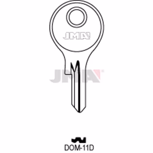 LLAVE JMA ACERO-B (DOM-11D)