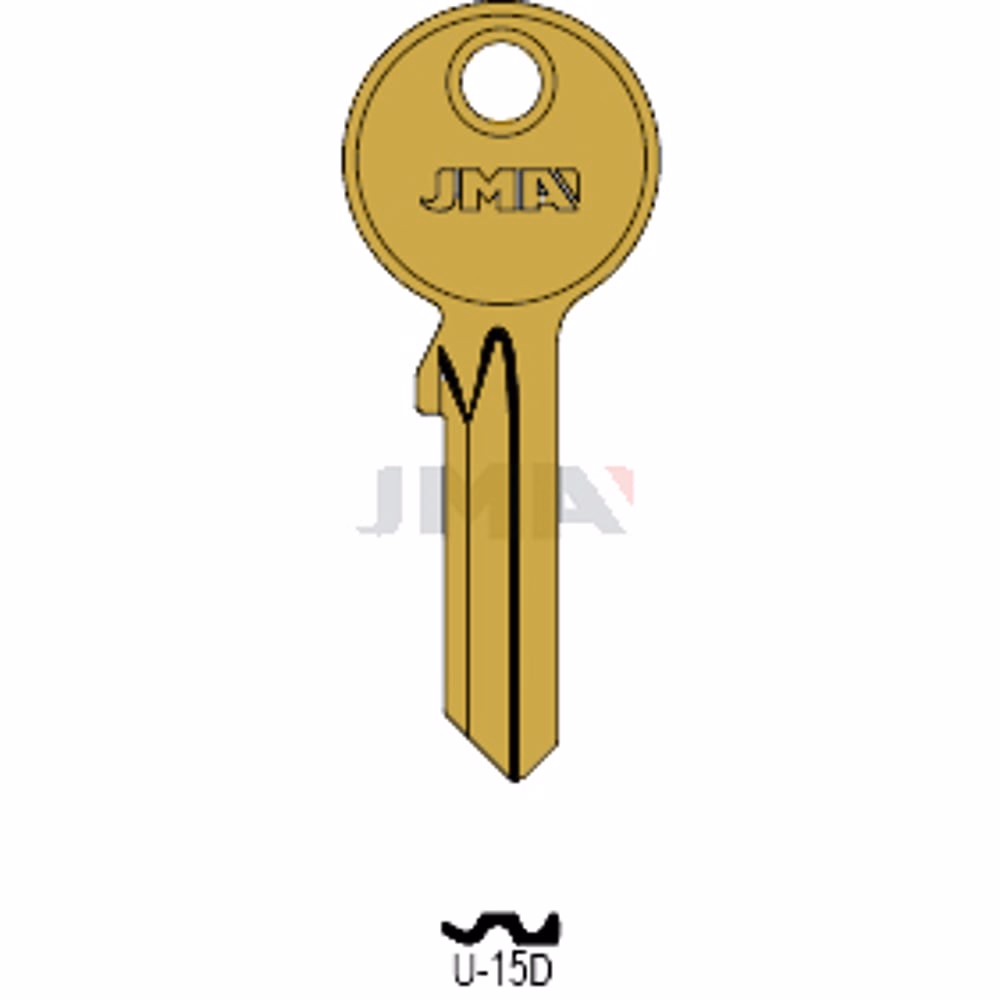 LLAVE JMA ALUMINIO (U-15D ORO)