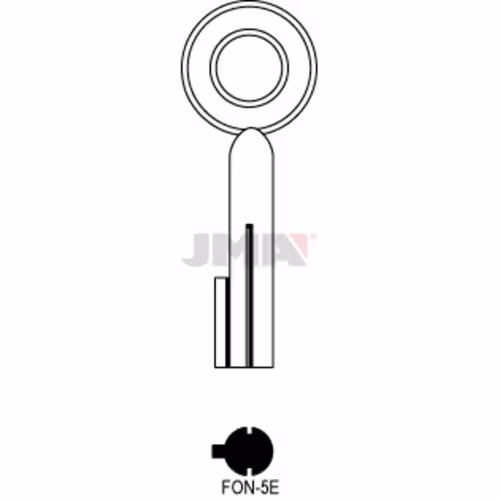 LLAVE JMA LATON SEGURIDAD (FON-5E)